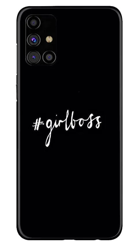 #GirlBoss Mobile Back Case for Samsung Galaxy M51 (Design - 266)