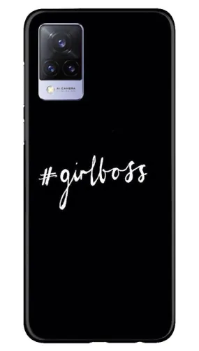 #GirlBoss Mobile Back Case for Vivo V21 5G (Design - 266)