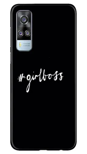 #GirlBoss Mobile Back Case for Vivo Y31 (Design - 266)