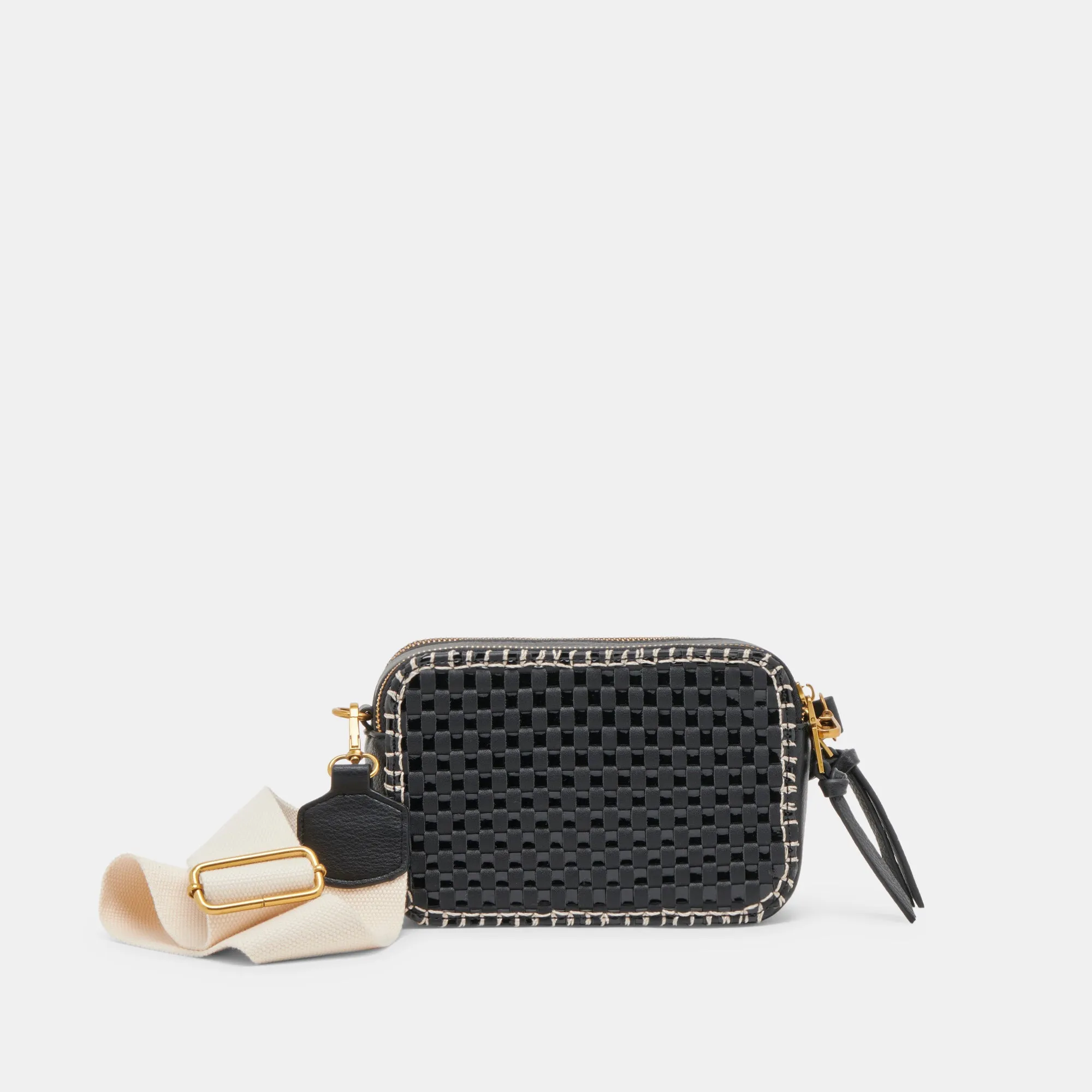 GLADYS CROSSBODY BLACK WOVEN