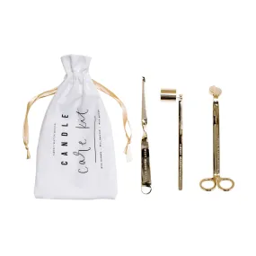 Gold Candle Care Kit - Candle Tools - Candle Accessories  no