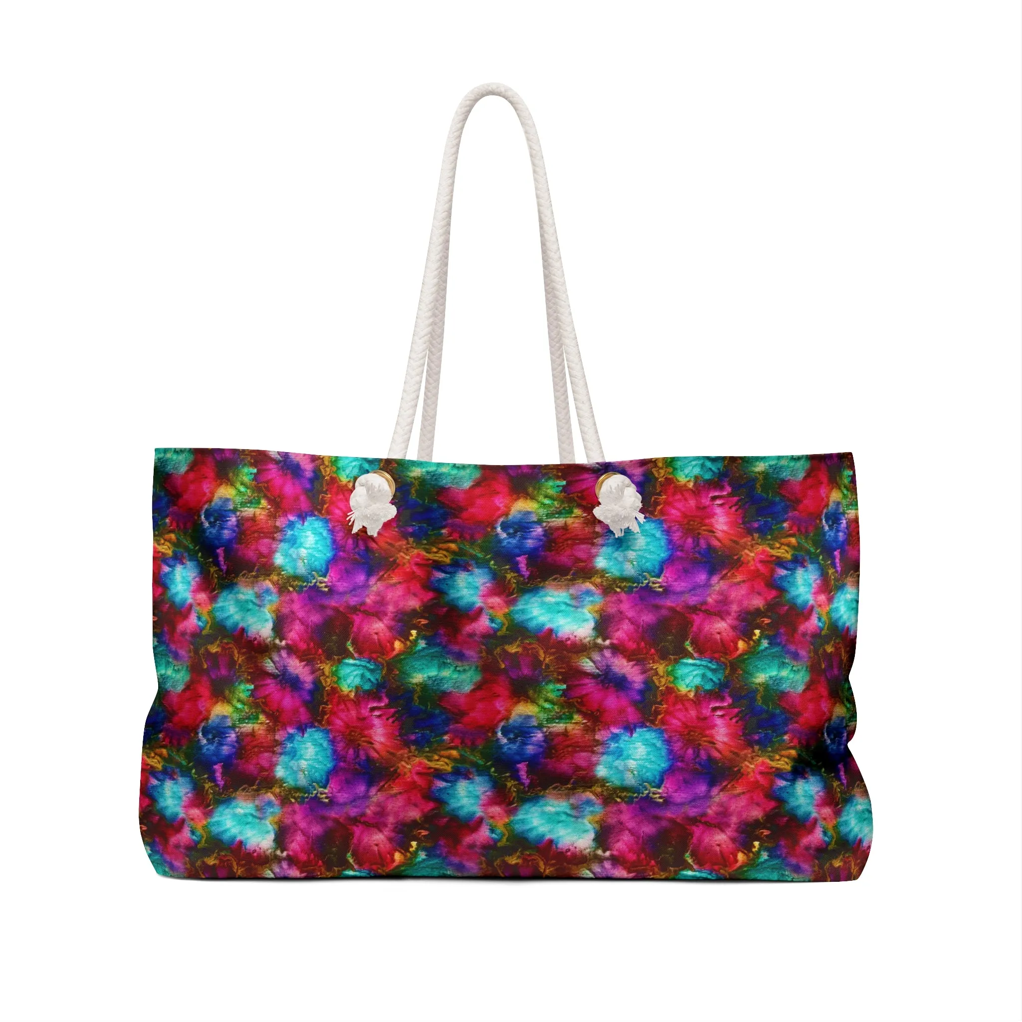 Grateful Flower Weekender Bag