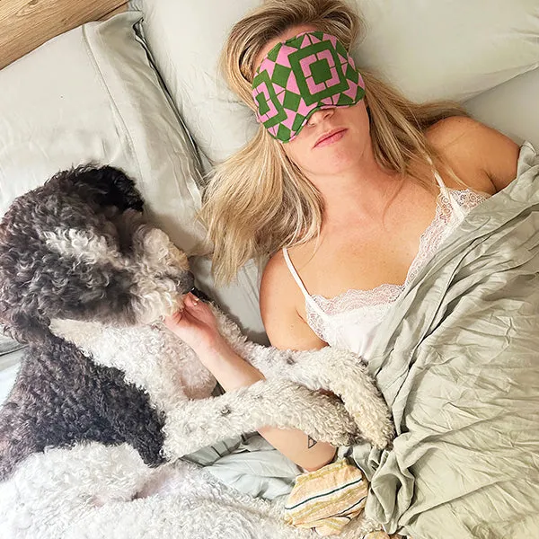 Green Atrium Eye Mask