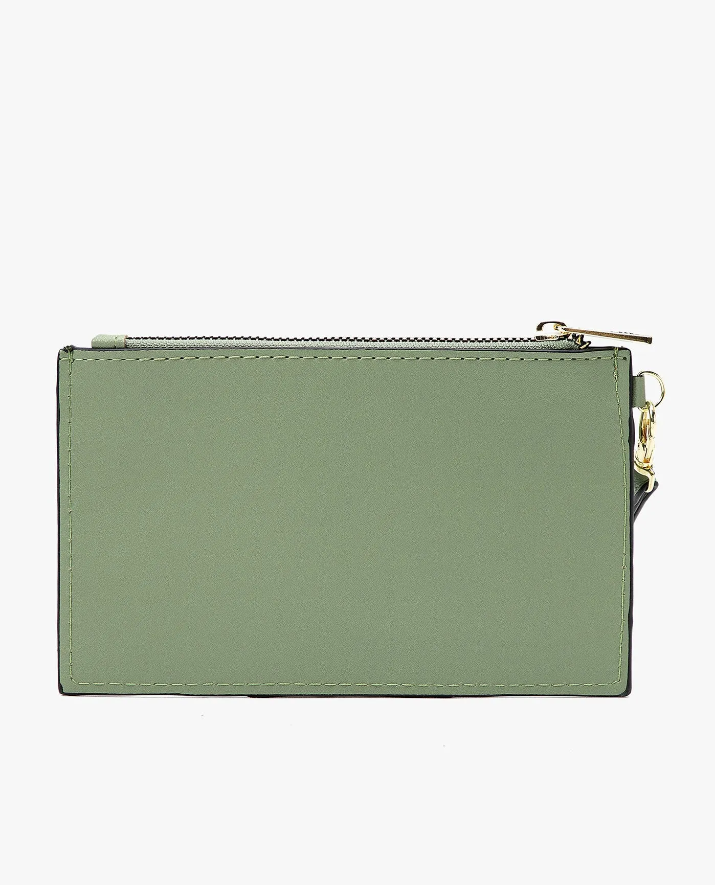 HANNAH LASER CUT WRISTLET DOUBLE ZIP