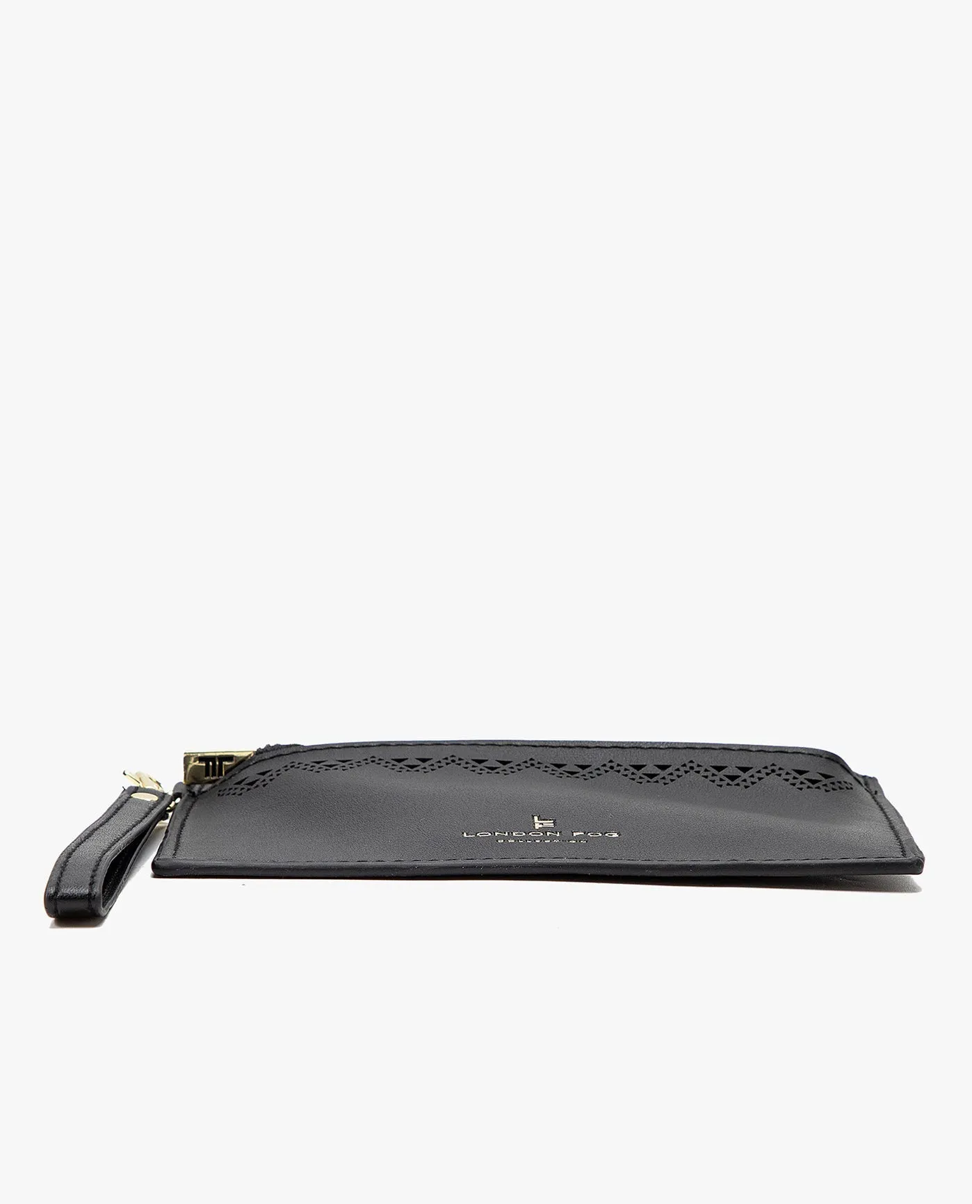 HANNAH LASER CUT WRISTLET DOUBLE ZIP