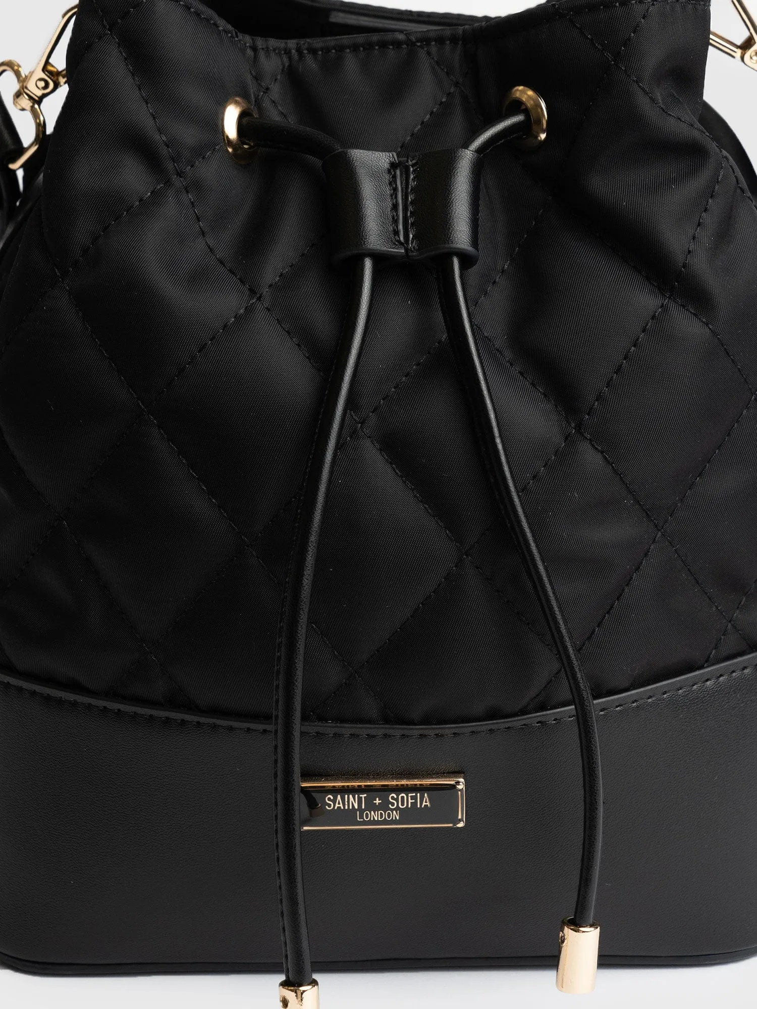 Henley Small Bucket Bag - Black Nylon