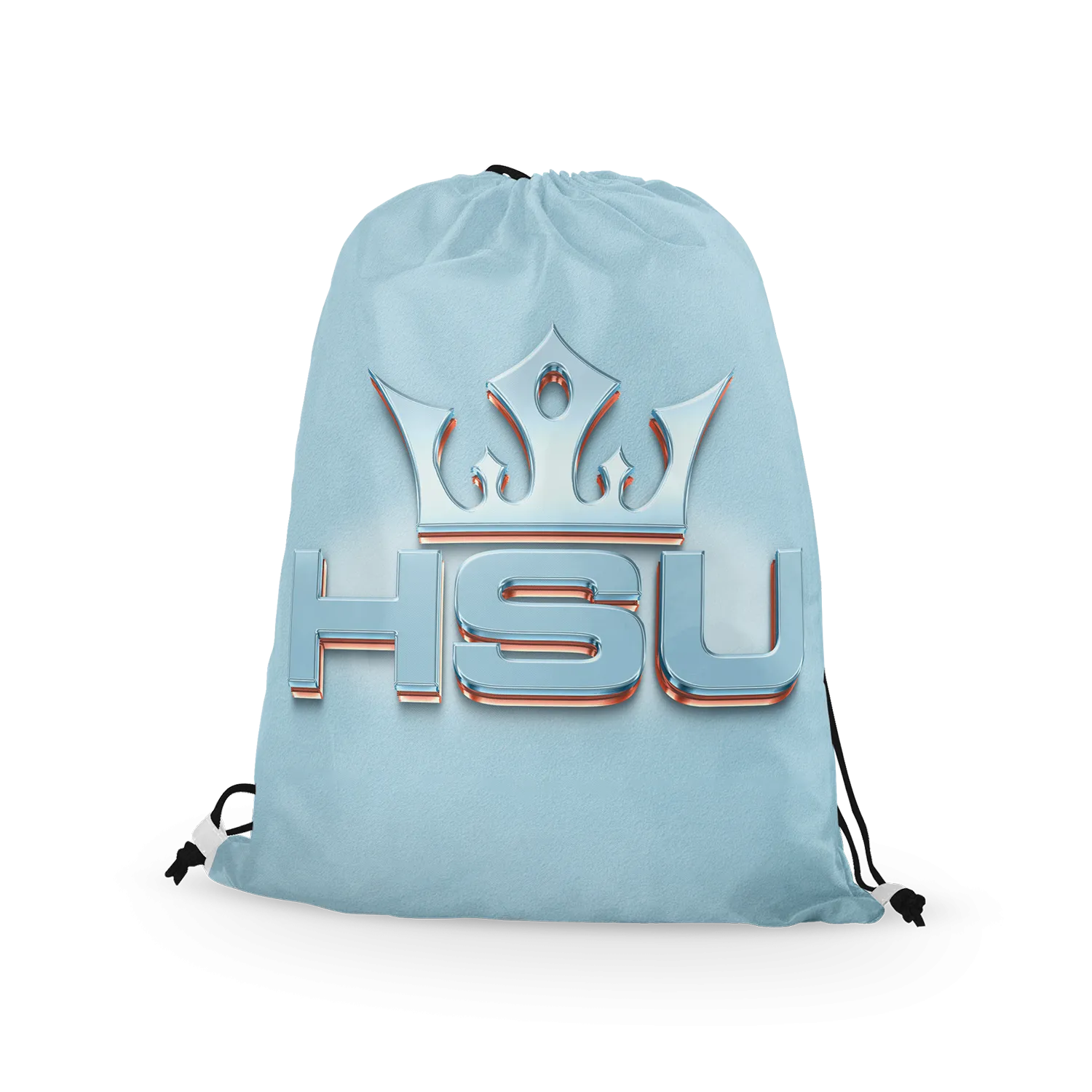 HSU Drawstring Bag Crown Logo x Blue