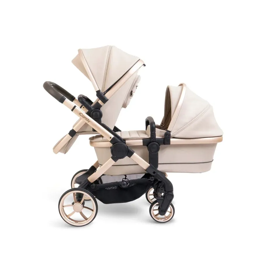 iCandy Peach 7 Double Pushchair - Biscotti