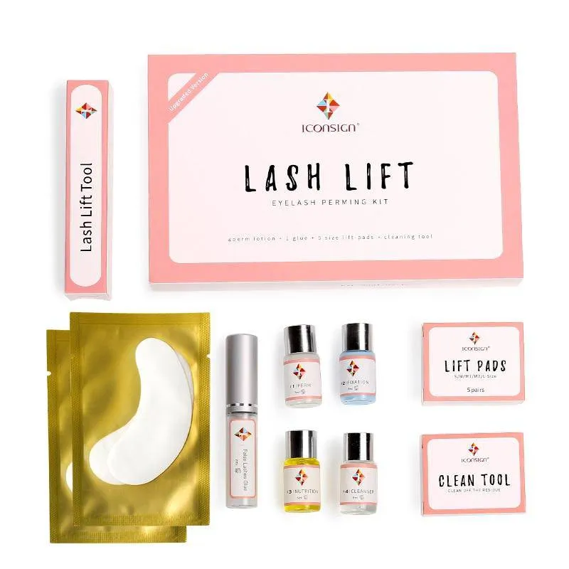 ICONSIGN Professional Eye Lash Lifting Kit Set Make Up For Eyelash Growth