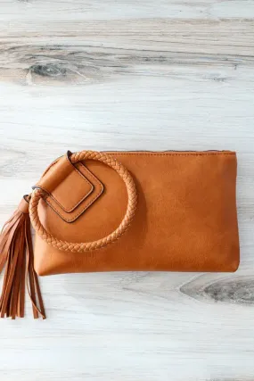 Kayla Tassel Wristlet Clutch