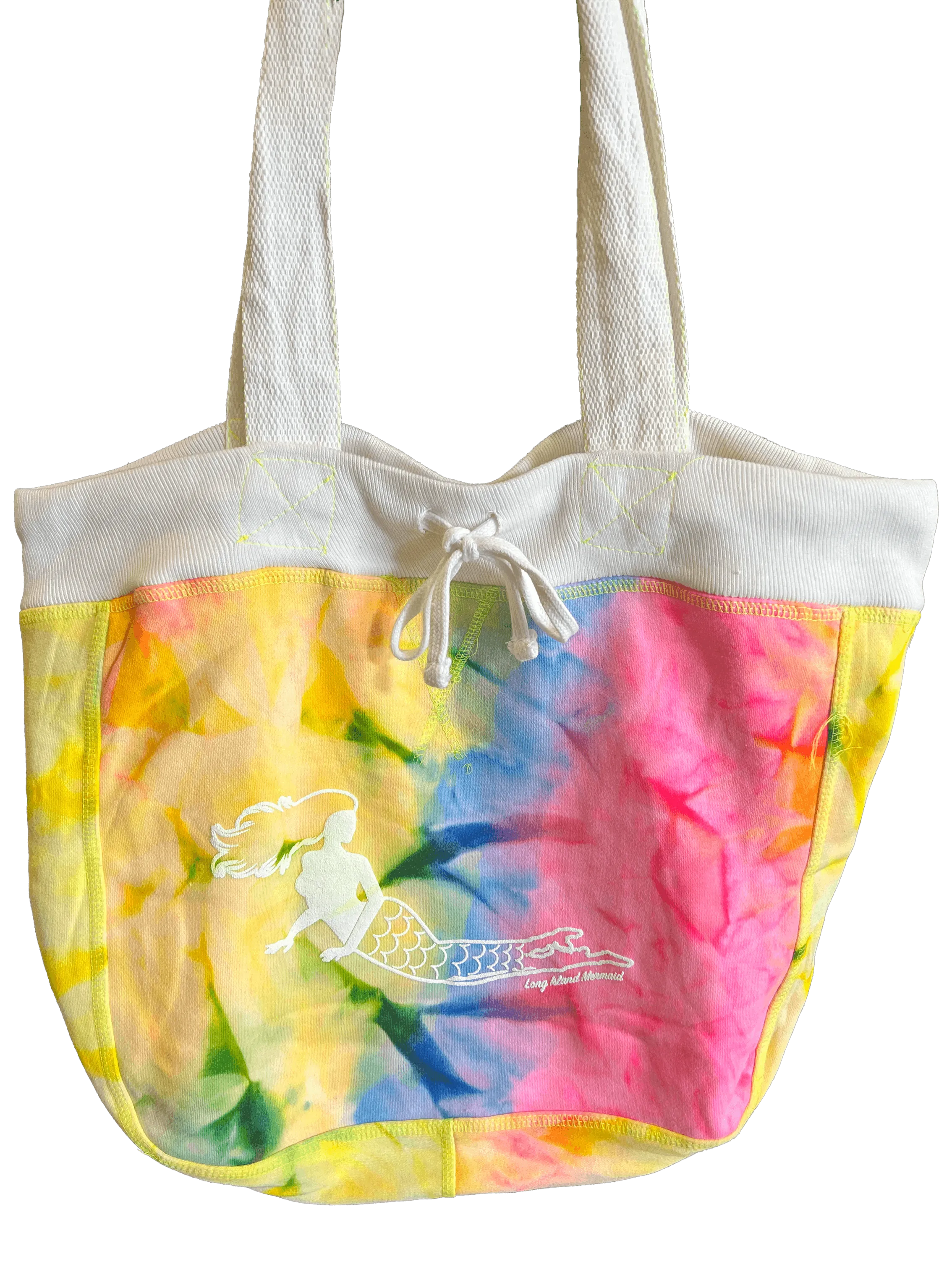 Long Island Mermaid Tie Dye Beach Bag