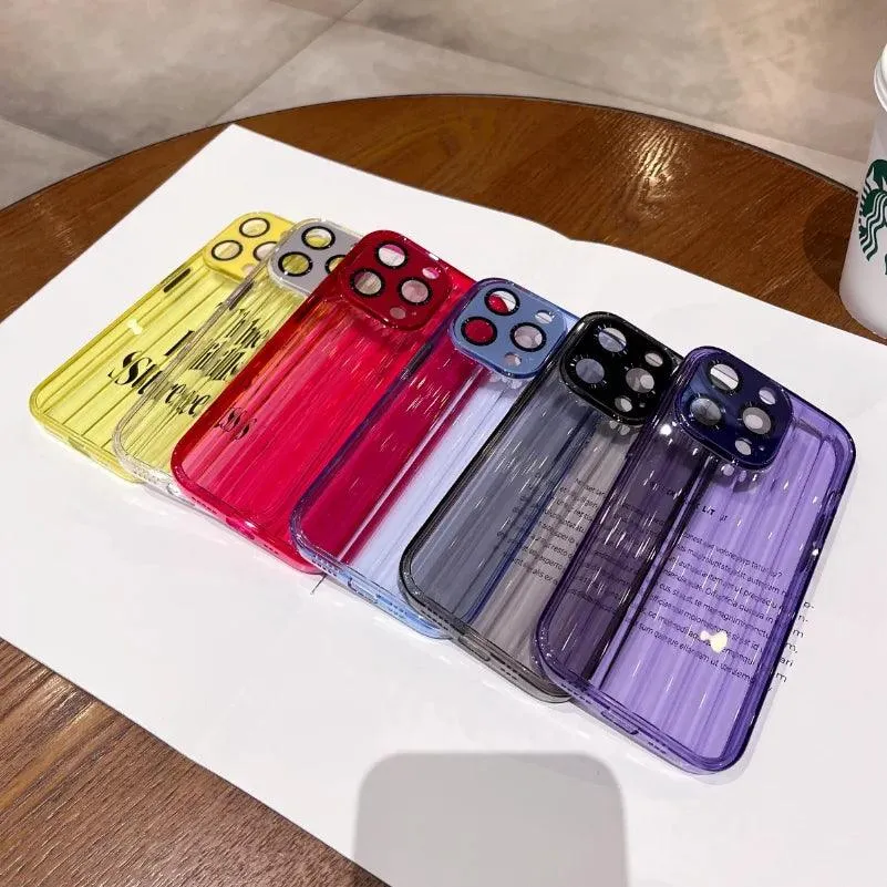 Luxury Clear Acrylic Phone Case - Hard & Cute Cover for iPhone 12, 13, 14 Pro Max