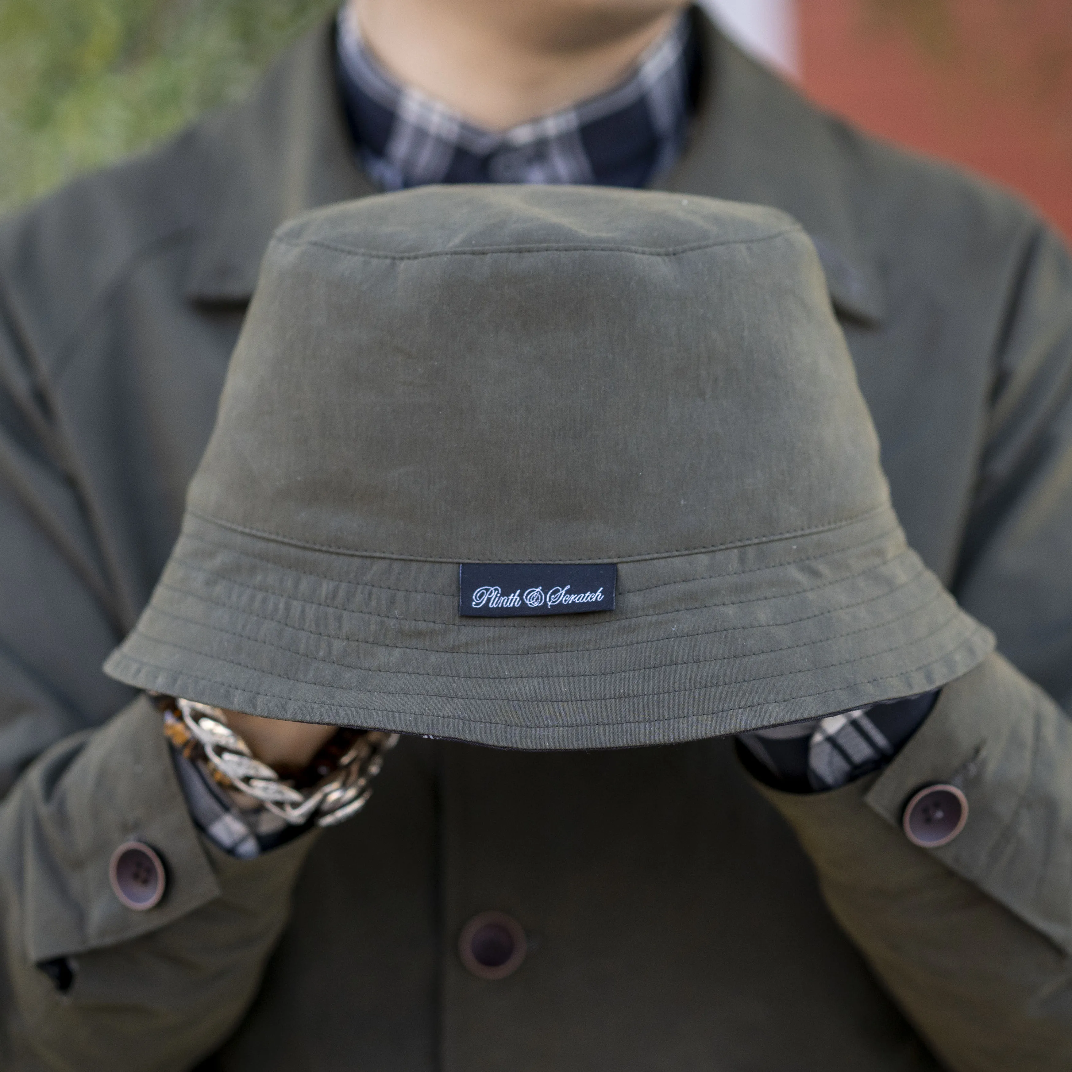 Magnum Olive Wax Cotton Nylon Poplin Joyride Bucket Hat