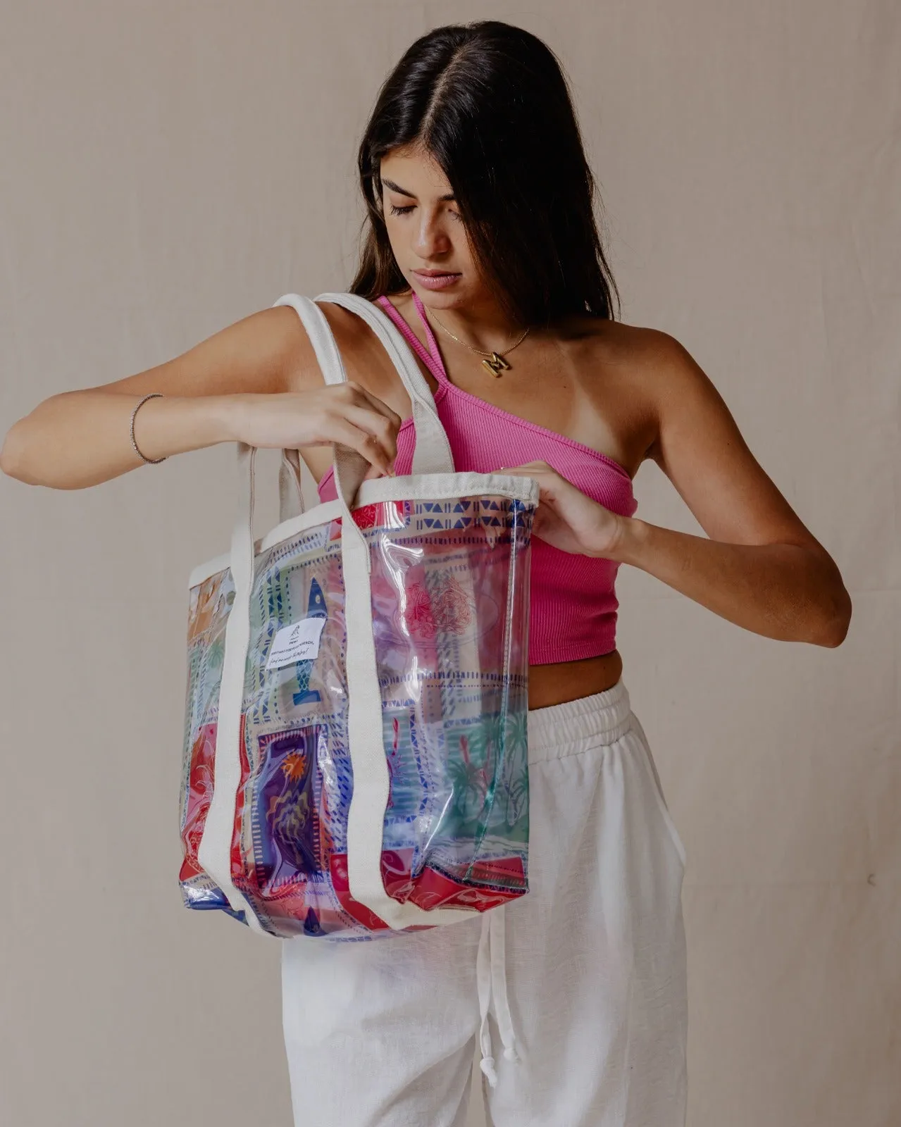 Mediterranean Dream Plastic Tote