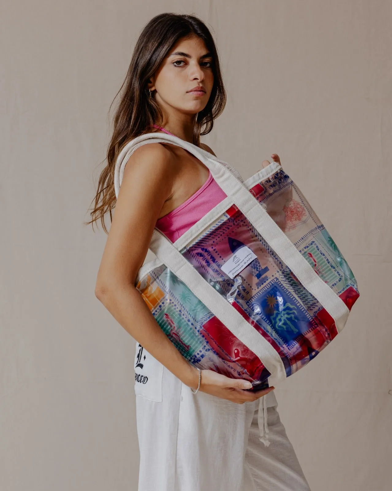 Mediterranean Dream Plastic Tote