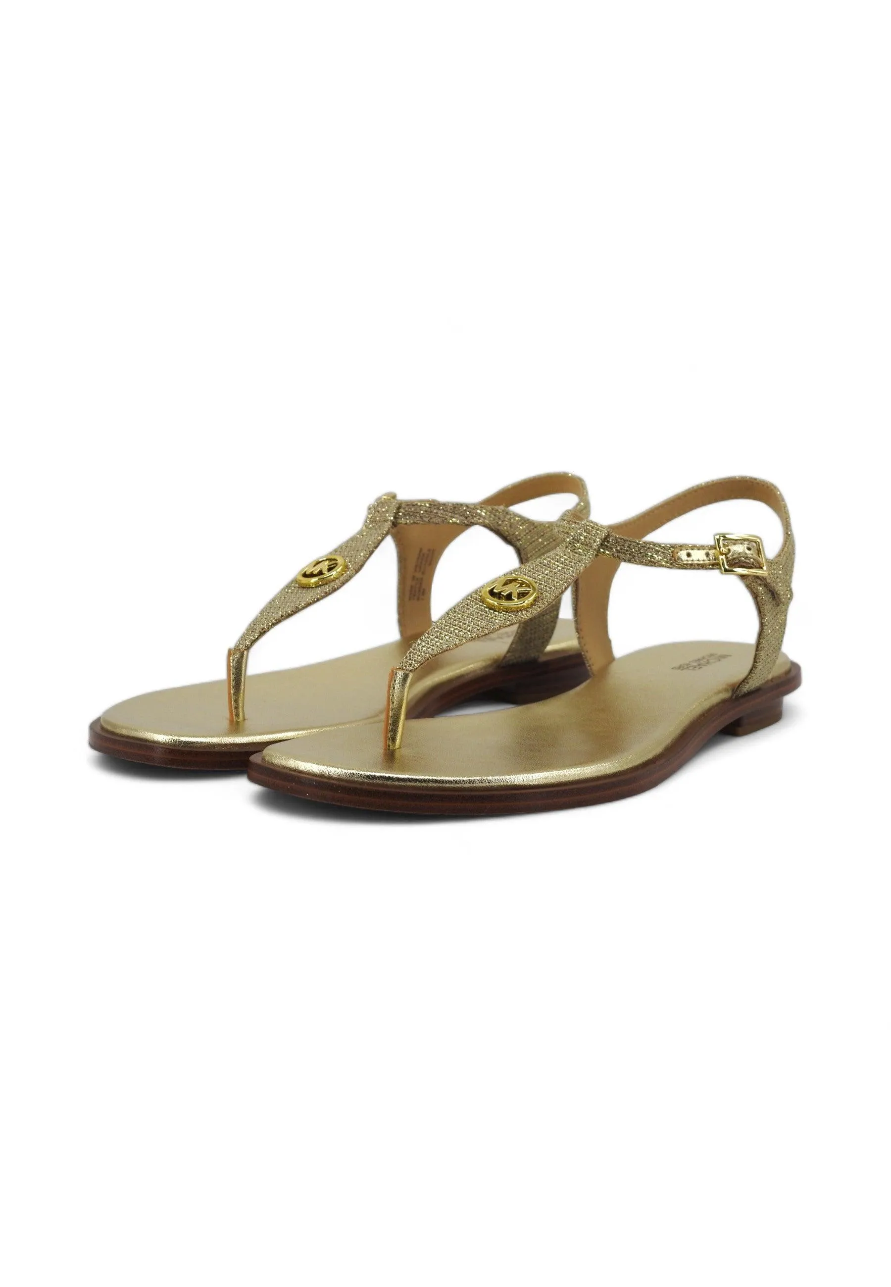 MICHAEL KORS Mallory Thong Sandalo Donna Pale Gold 40S2MAFA1D