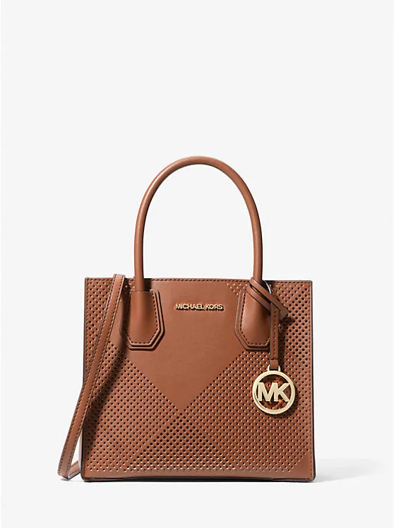 Michael Kors Mercer Medium Perforated Crossbody Bag