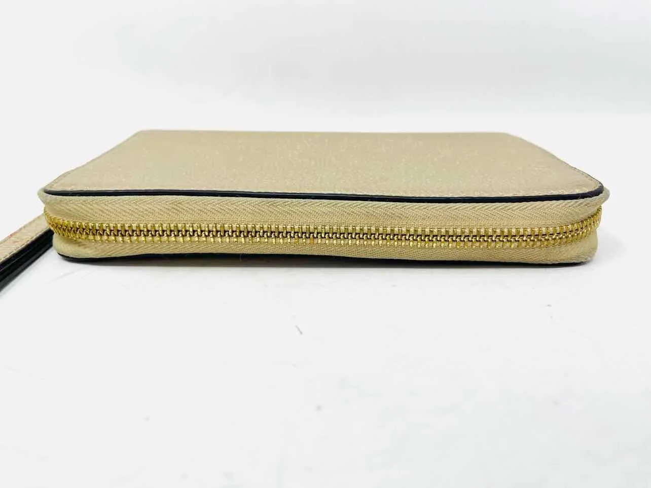 Michael Michael Kors Gold Pebbled Leather Designer Wristlet