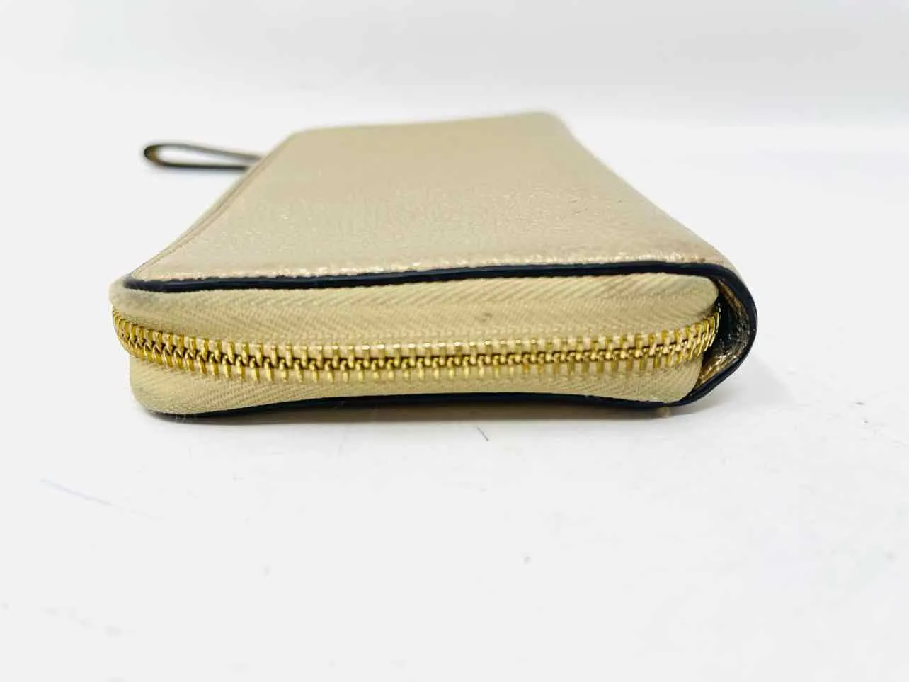 Michael Michael Kors Gold Pebbled Leather Designer Wristlet