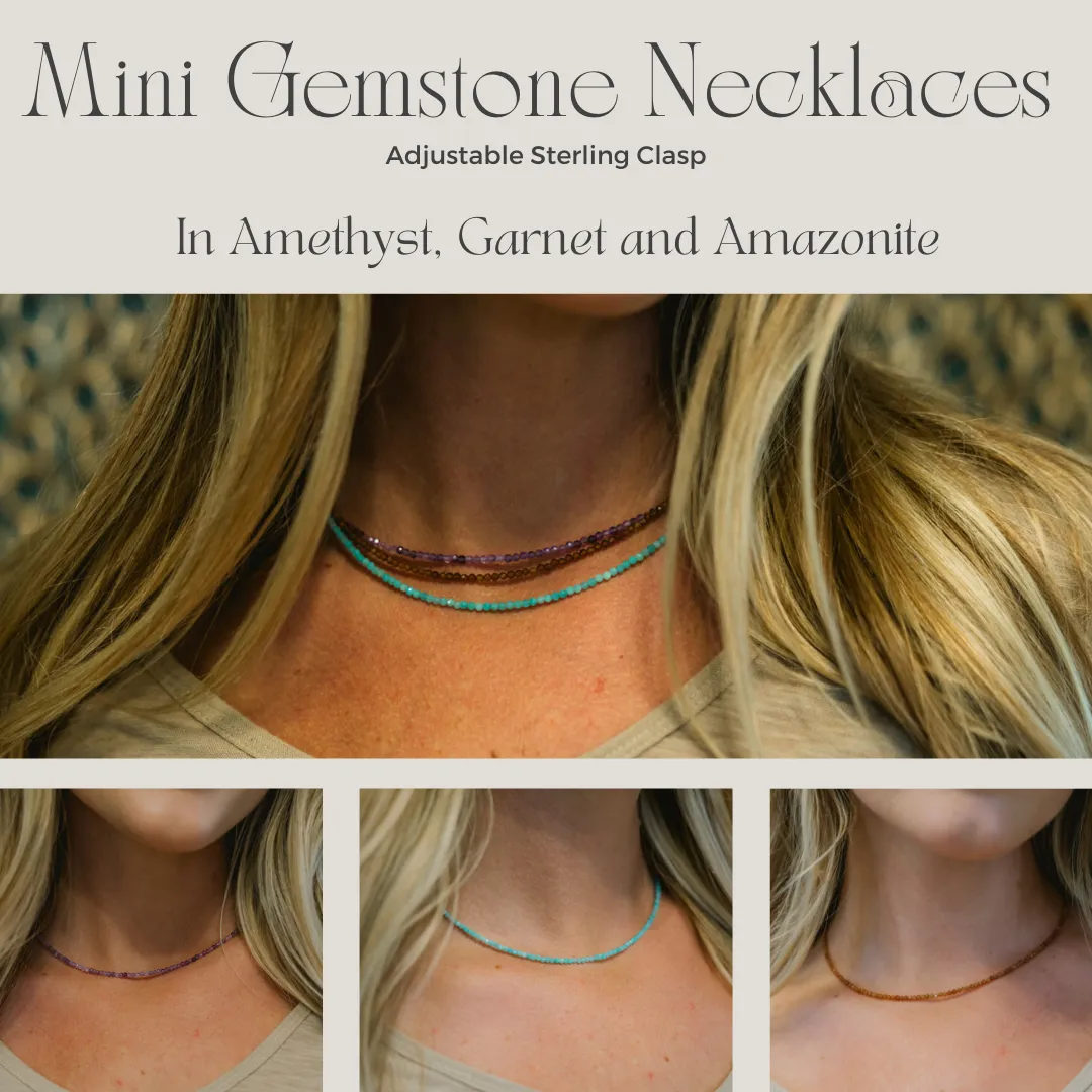 Mini Gemstone Necklaces