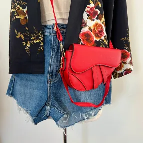 Mini Saddle Bag - Red