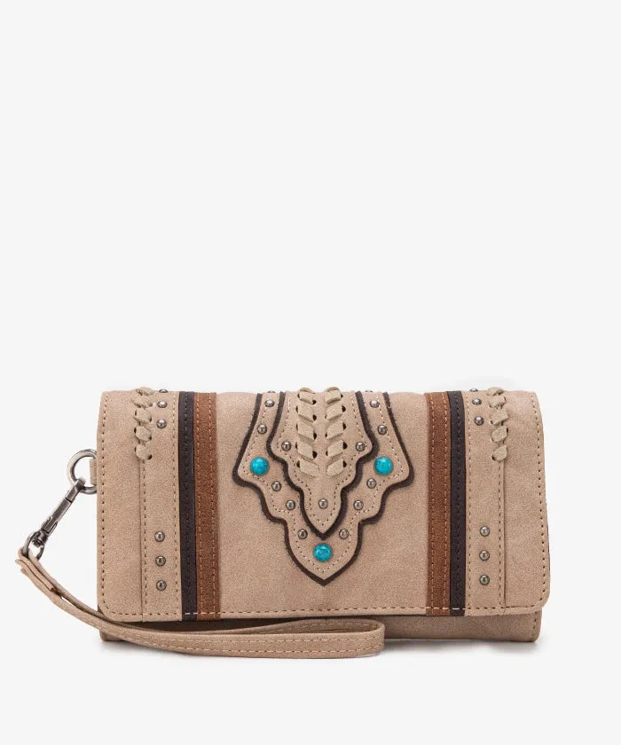 Montana West Whipstitch Wristlet