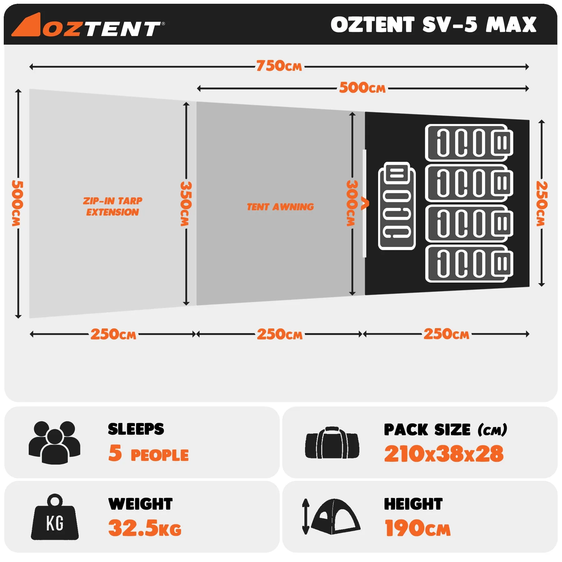 Oztent SV-5 MAX