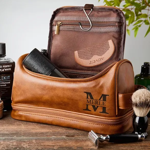 Personalized Groomsmen Gifts For Him, Dopp Kit Bag, Best Man Gift, Wedding Gift