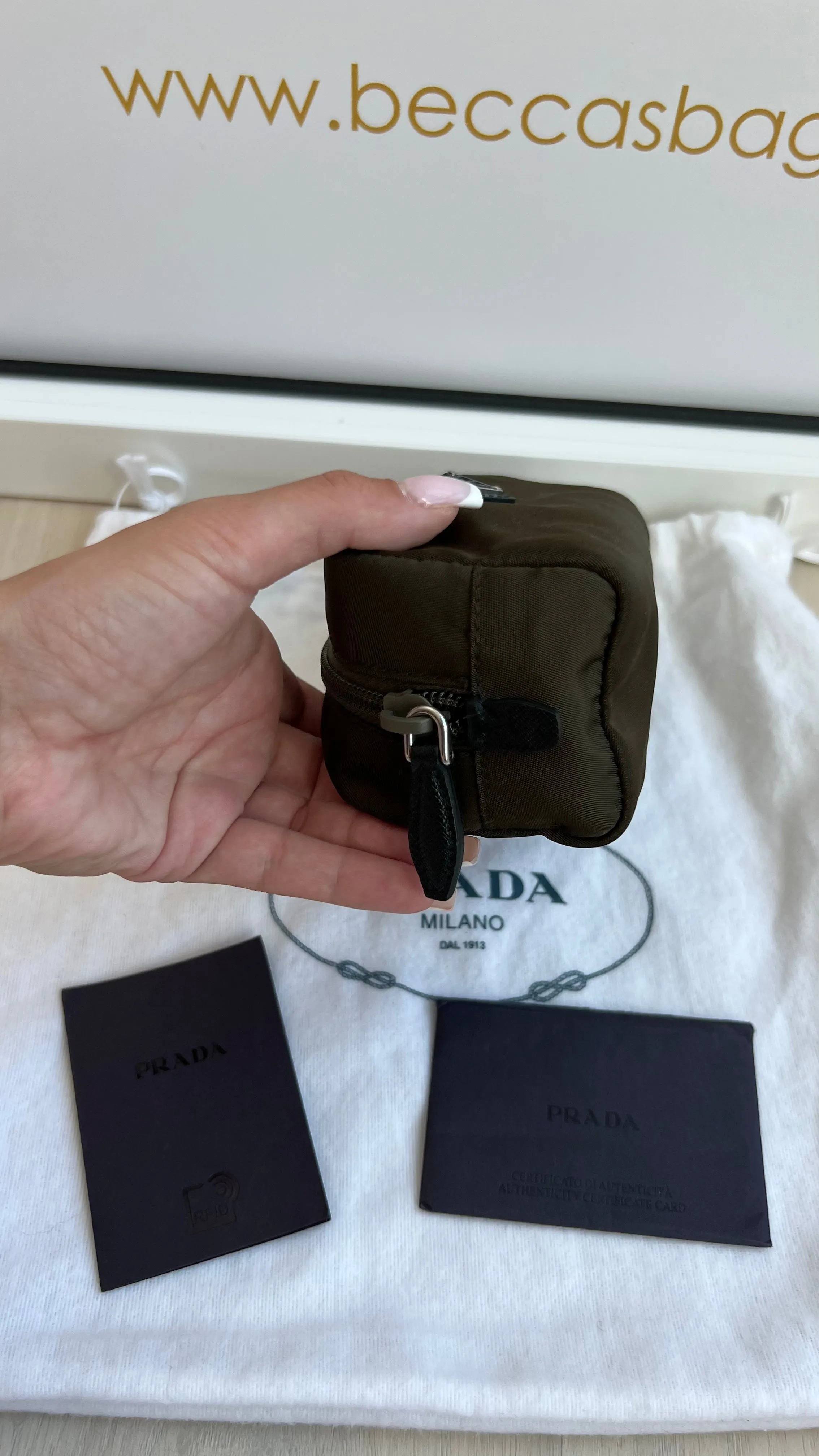 Prada Pouch Wristlet