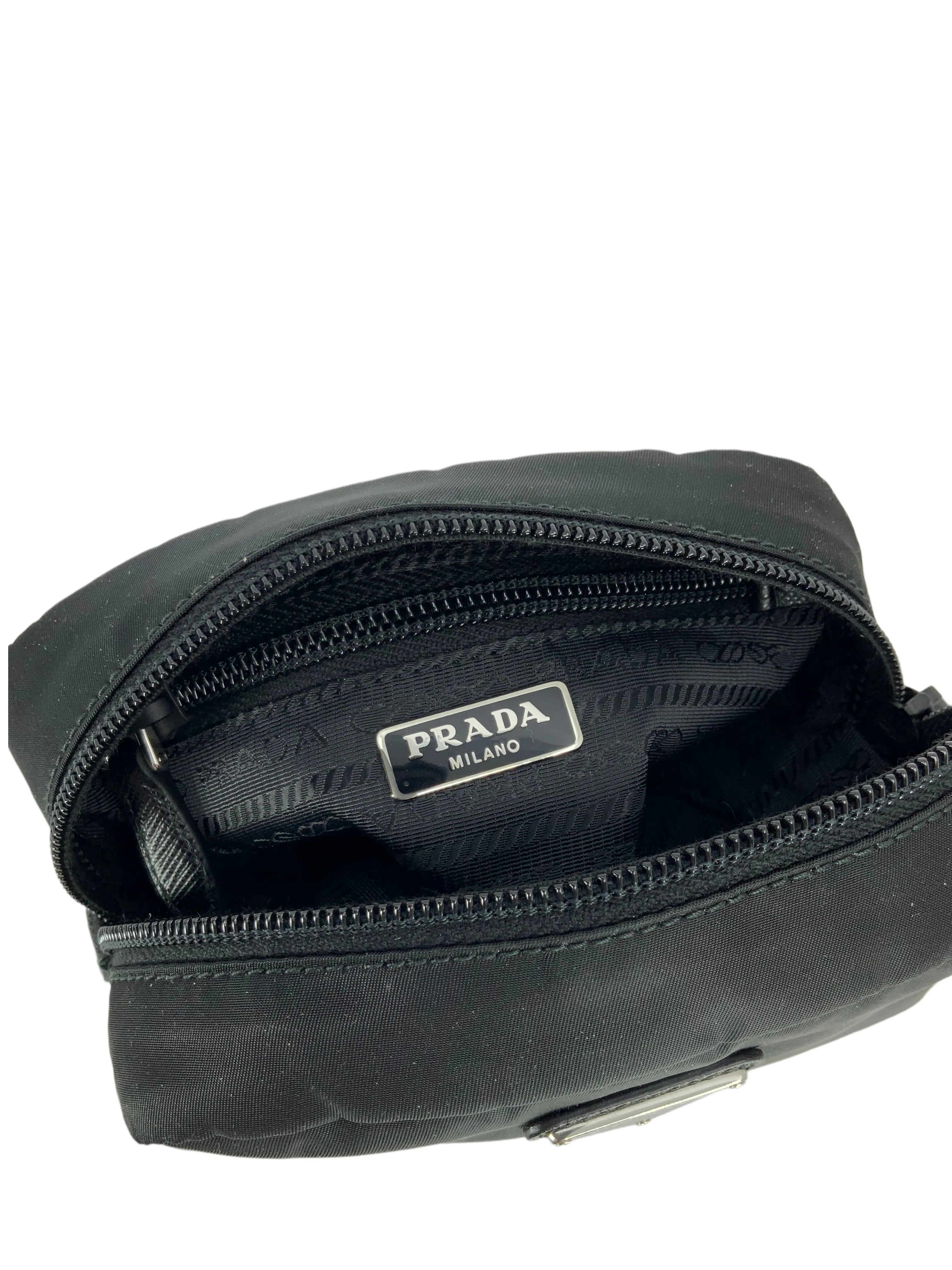 PRADA Re-Nylon Necessaire Wristlet Pouch