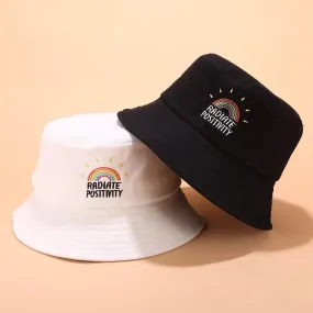 Radiate Positivity Bucket Hats 🌈