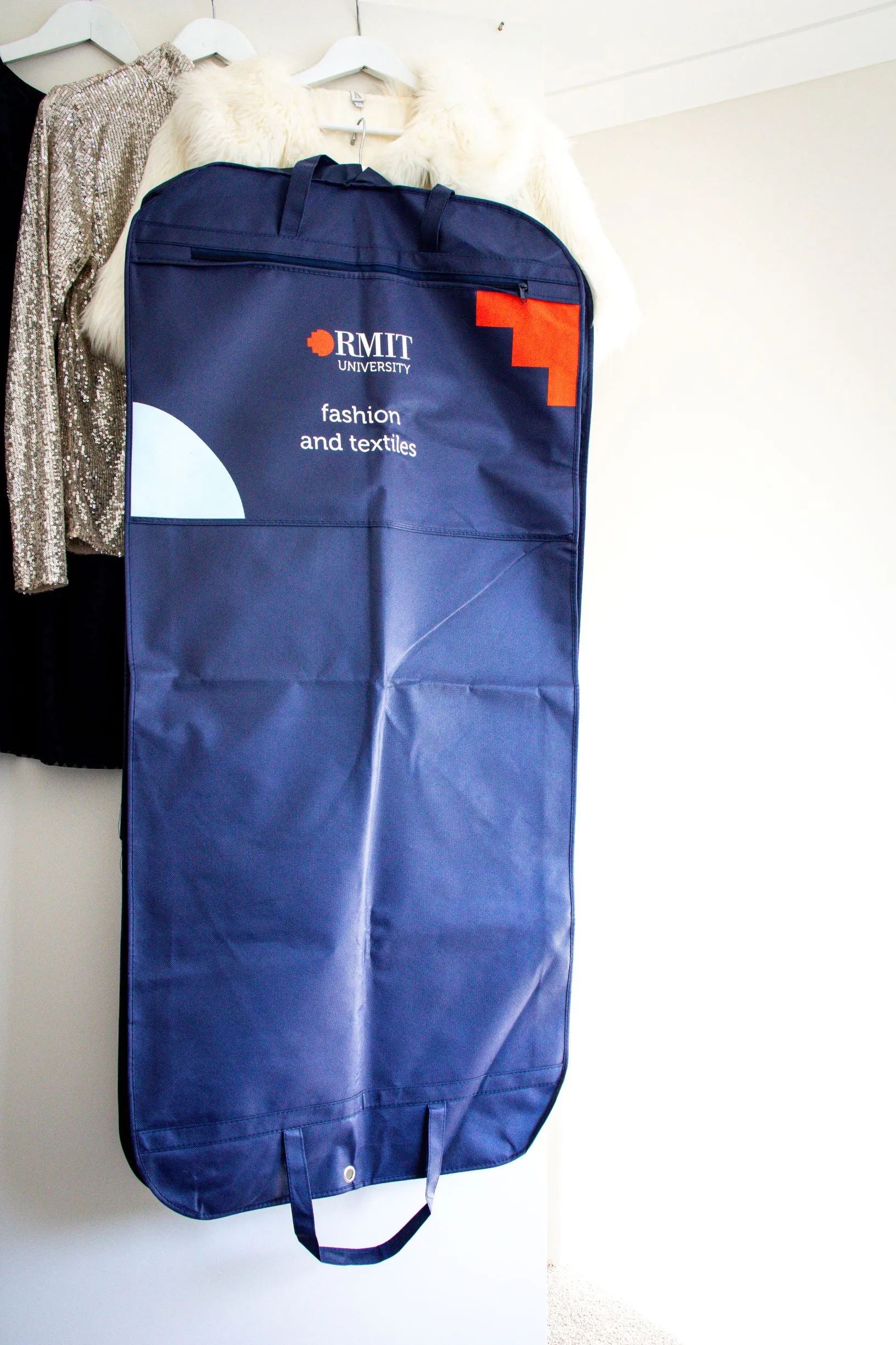 RMIT Fashion Textiles Garment Bag