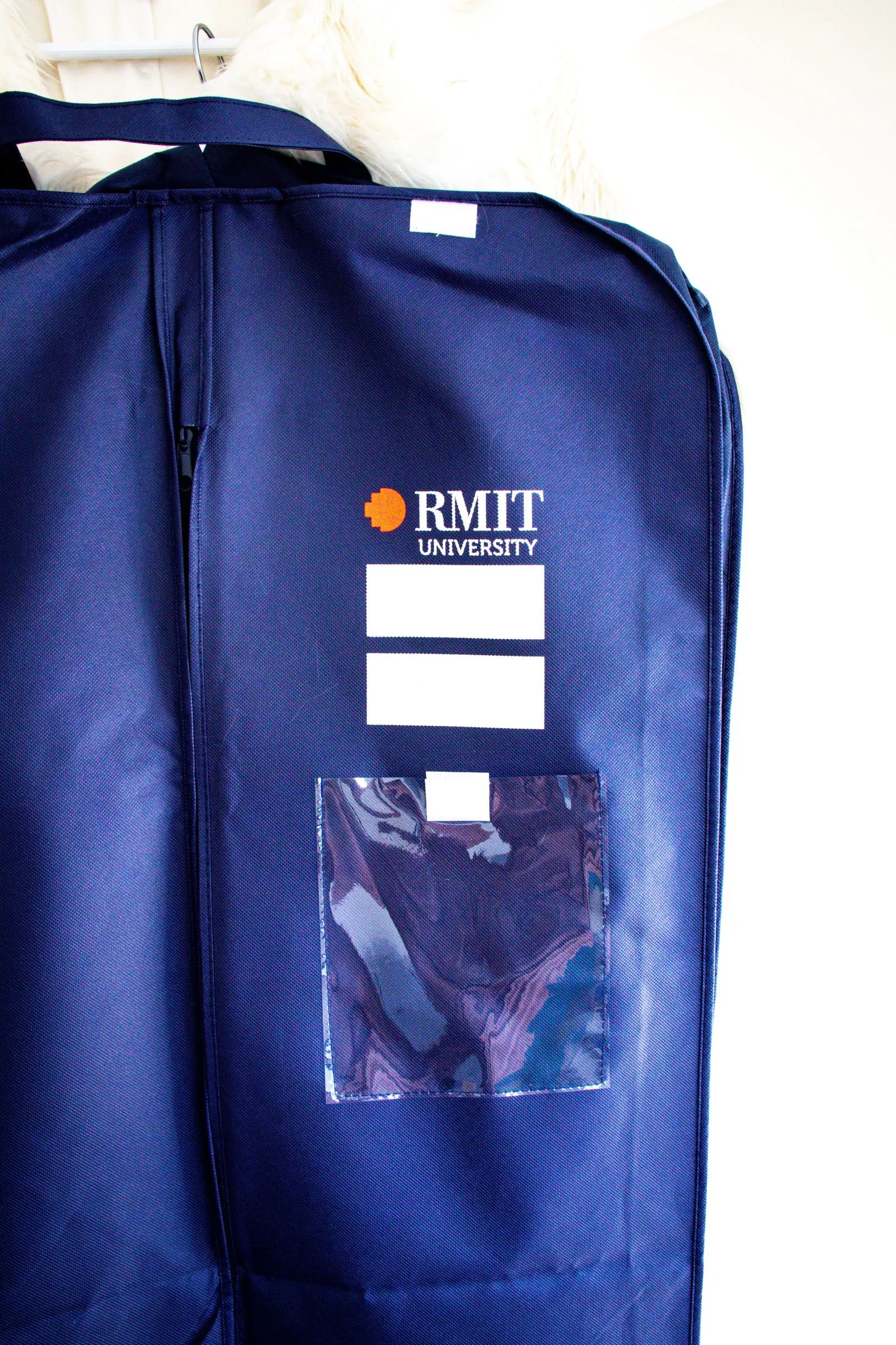 RMIT Fashion Textiles Garment Bag