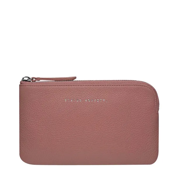 Smoke   Mirrors Pouch - Dusty Rose