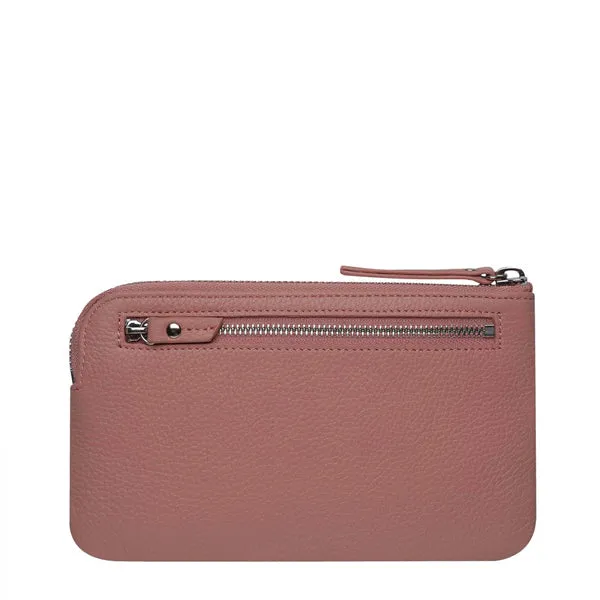 Smoke   Mirrors Pouch - Dusty Rose