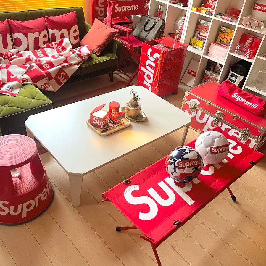 Supreme X Helinox Foldable Bench Red