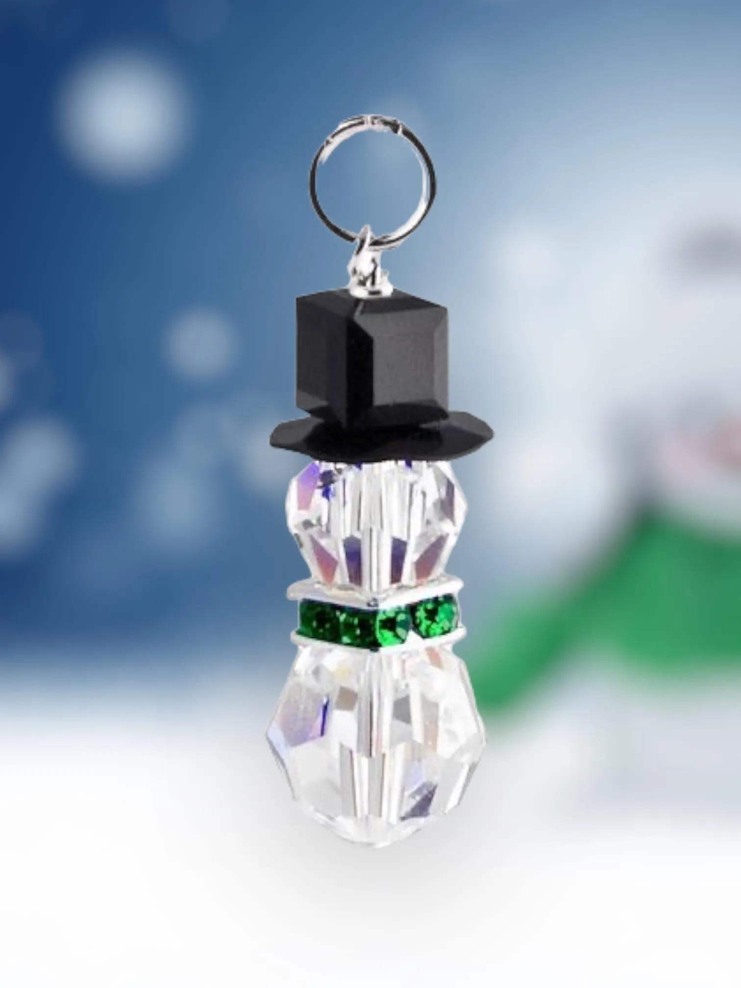 Swarovski Snowman Pendant Kit - Emerald