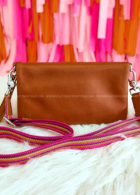 Uptown Crossbody, Brandy by Consuela