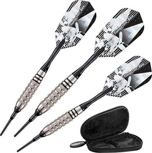 Viper Bee 80% Tungsten Soft Tip Darts with Casemaster Storage/Travel Case