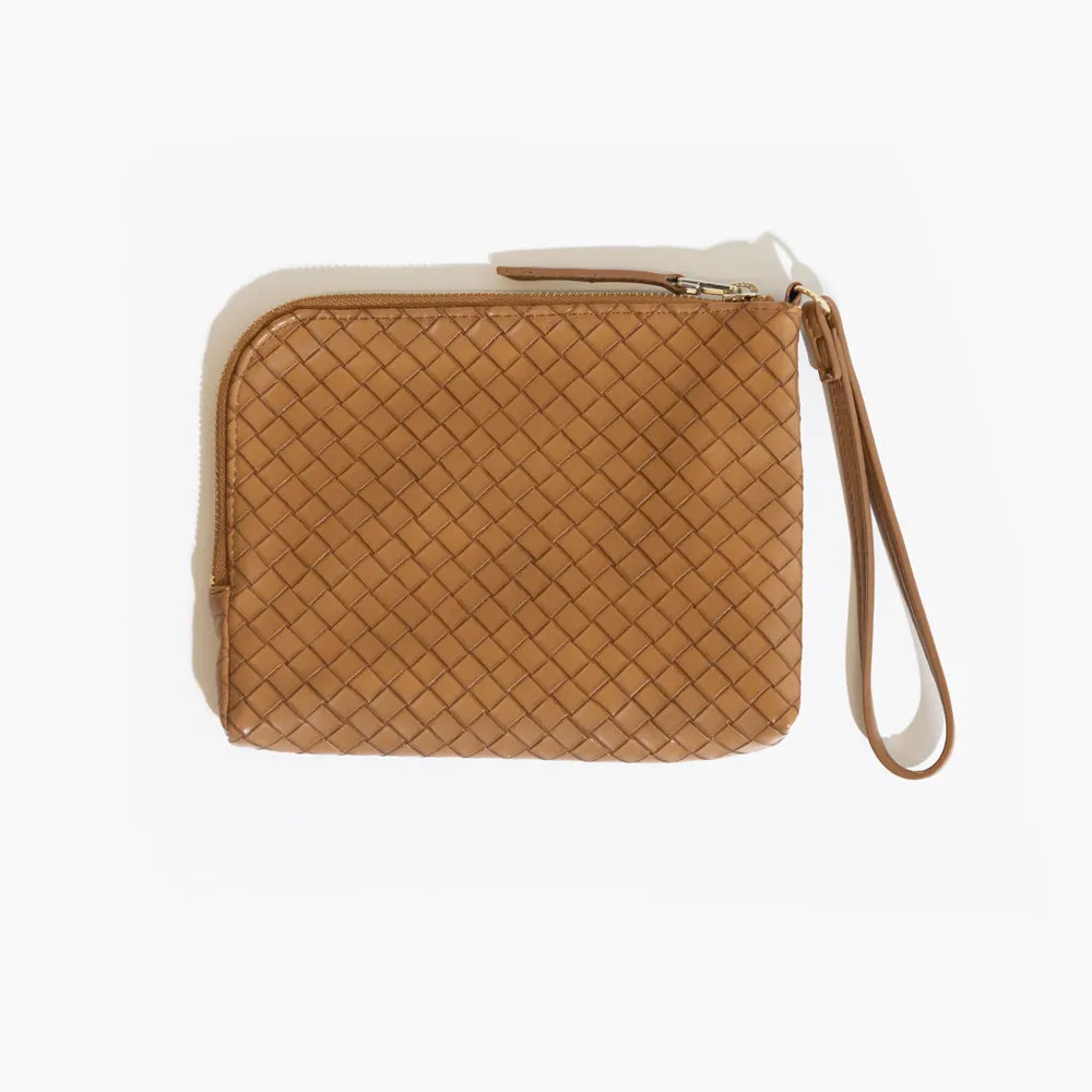 Woven Milano Wristlet