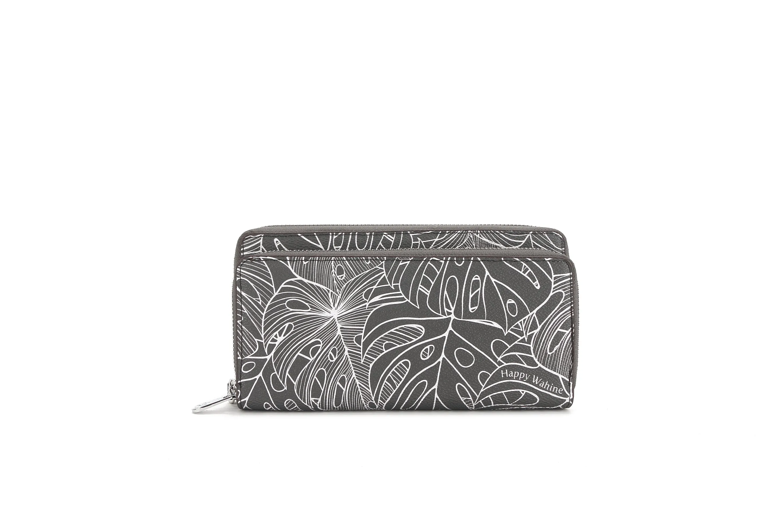 Wristlet Allison Monstera Lines Grey